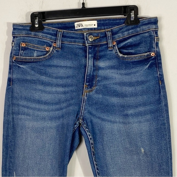 ZARA Lightweight Stretch Skinny Jeans - Picture 5 of 9